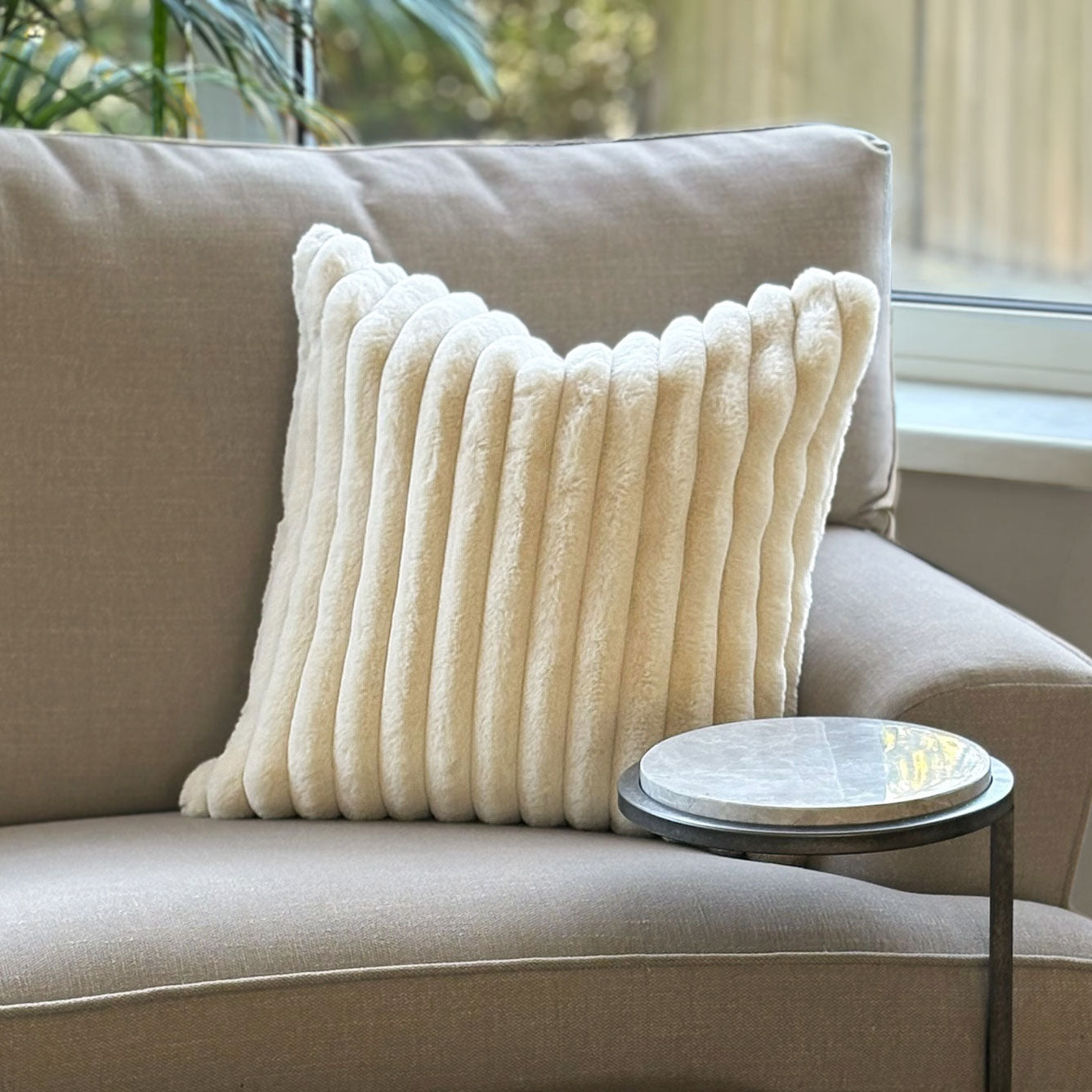 Echo Cushion Large in Cashmere