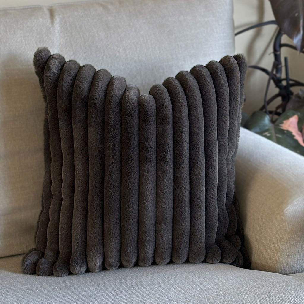 Echo Cushion Large in Truffle