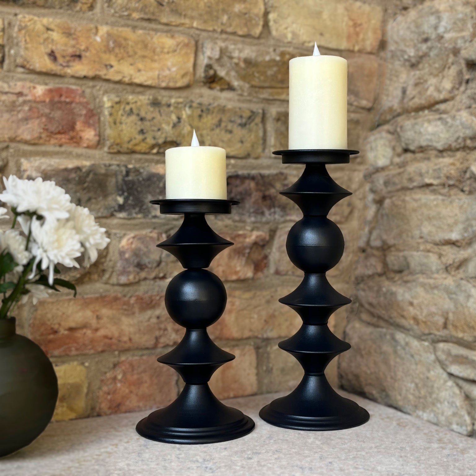 Onyx Pillar Holder Large