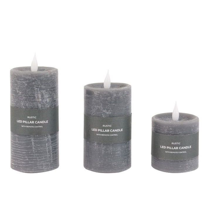 Slate LED Candles